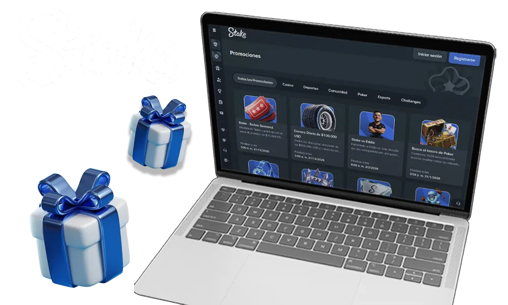 Bonos y Promociones en Stake